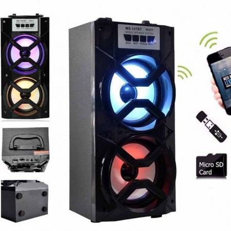 MS-147BT protable outdoor bluetooth wireless trolley speaker - 3511