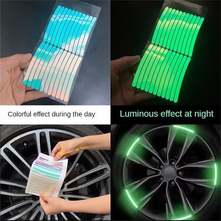 40 পিছ Car Luminous Strip