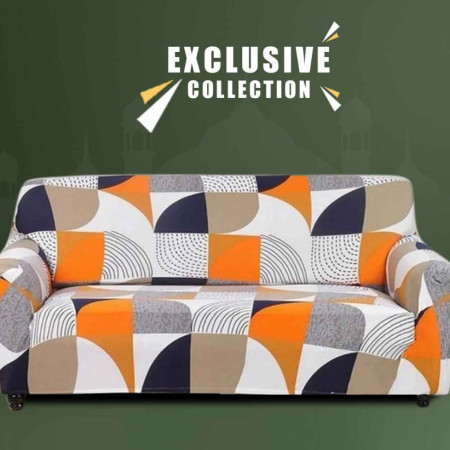 China Print Sofa Cover 3+1+1  Seat