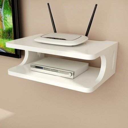 Wall Mounted Wifi Router Shelf