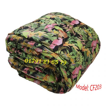 Bird & Mixed Leaf Bamboo Cotton Comfort-CF203-Double