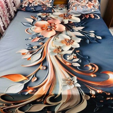 3D Printed Exclusive Bed Sheet 116