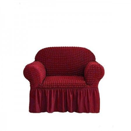 Maroon Sofa Cover 1 Seat